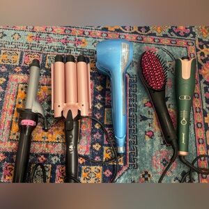 Hair Styling Tool Set babyliss pro nano titanium